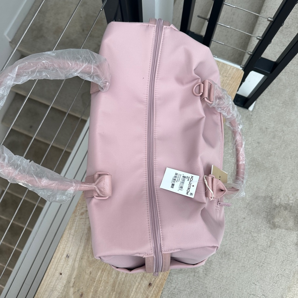 BEIS Commuter Duffle Bag Atlas Pink Travel Weekender Gym Carry On | NWT - Picture 4 of 14